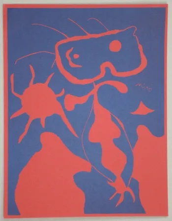 Linosnede Miró - Composition pour XXe Siècle