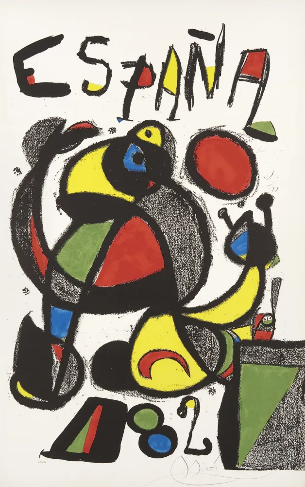 Lithografie Miró - Copa del mundo de futbol