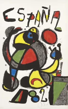 Lithografie Miró - Copa del mundo de futbol