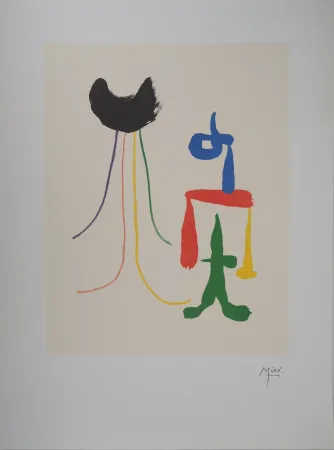 Lithografie Miró - Couple surréaliste