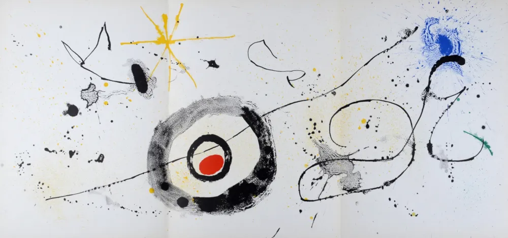 Lithografie Miró - Crossing the Mirror, 1963