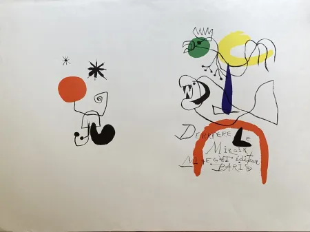 Lithografie Miró - Derrière le miroir