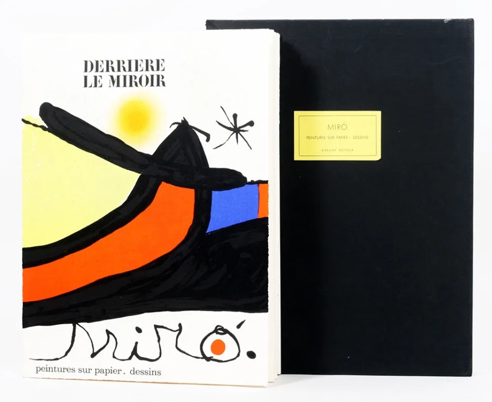Geïllustreerd Boek Miró - Derriére le Miroir 193/194. Peintures Sur Papier, Dessins