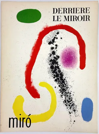 Geïllustreerd Boek Miró - DERRIÈRE LE MIROIR n° 125-126 . MIRO . 8 lithographies en couleurs (1961)