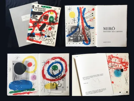 Geïllustreerd Boek Miró - DERRIÈRE LE MIROIR N° 151-152. MIRO, CARTONS. Mai 1965. DE LUXE SIGNÉ (1965)