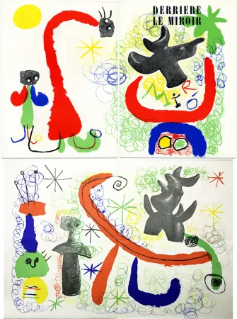 Lithografie Miró - DERRIÈRE LE MIROIR n° 29-30 - MIRO - Mai 1950.