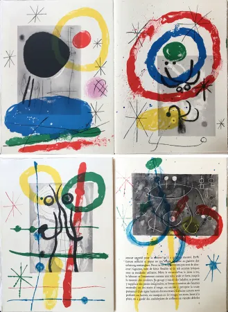 Geïllustreerd Boek Miró - DERRIÈRE LE MIROIR N°151-152. MIRO. CARTONS. Mai 1965.