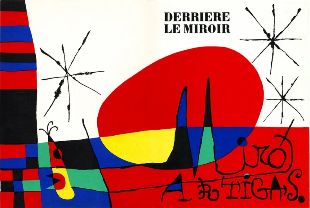 Lithografie Miró - DERRIÈRE LE MIROIR N°87-88-89. MIRO ARTIGAS. Juin-Juillet-Août 1956.