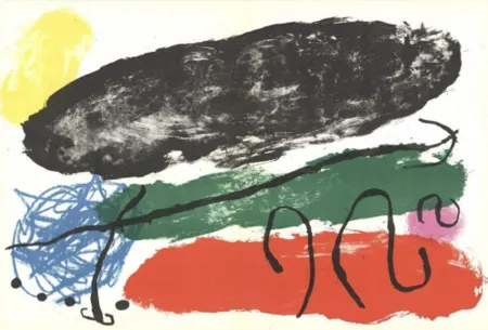 Lithografie Miró - Derrière Le Miroir, Nº 119