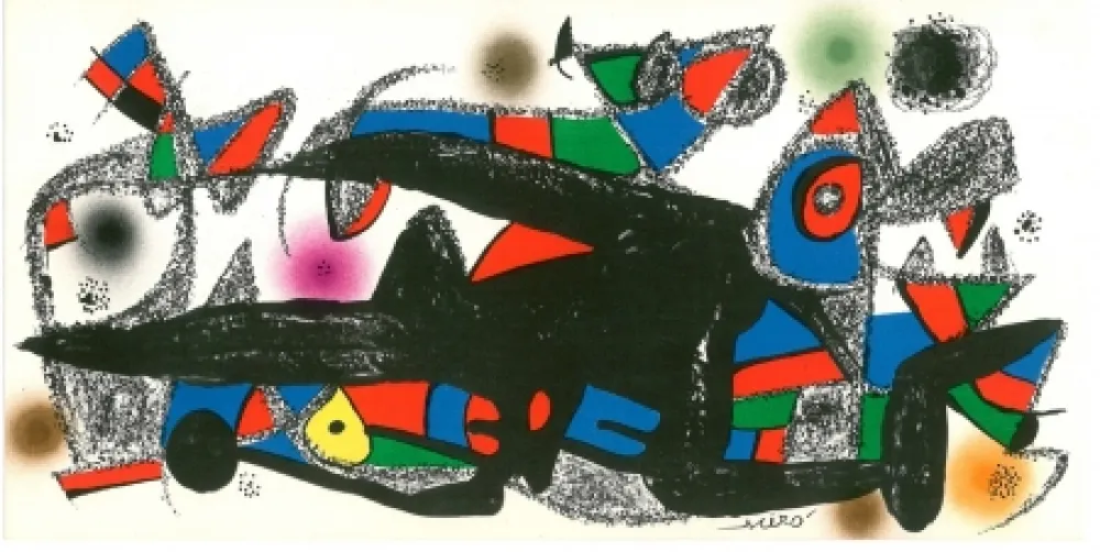 Lithografie Miró - Dinamarca