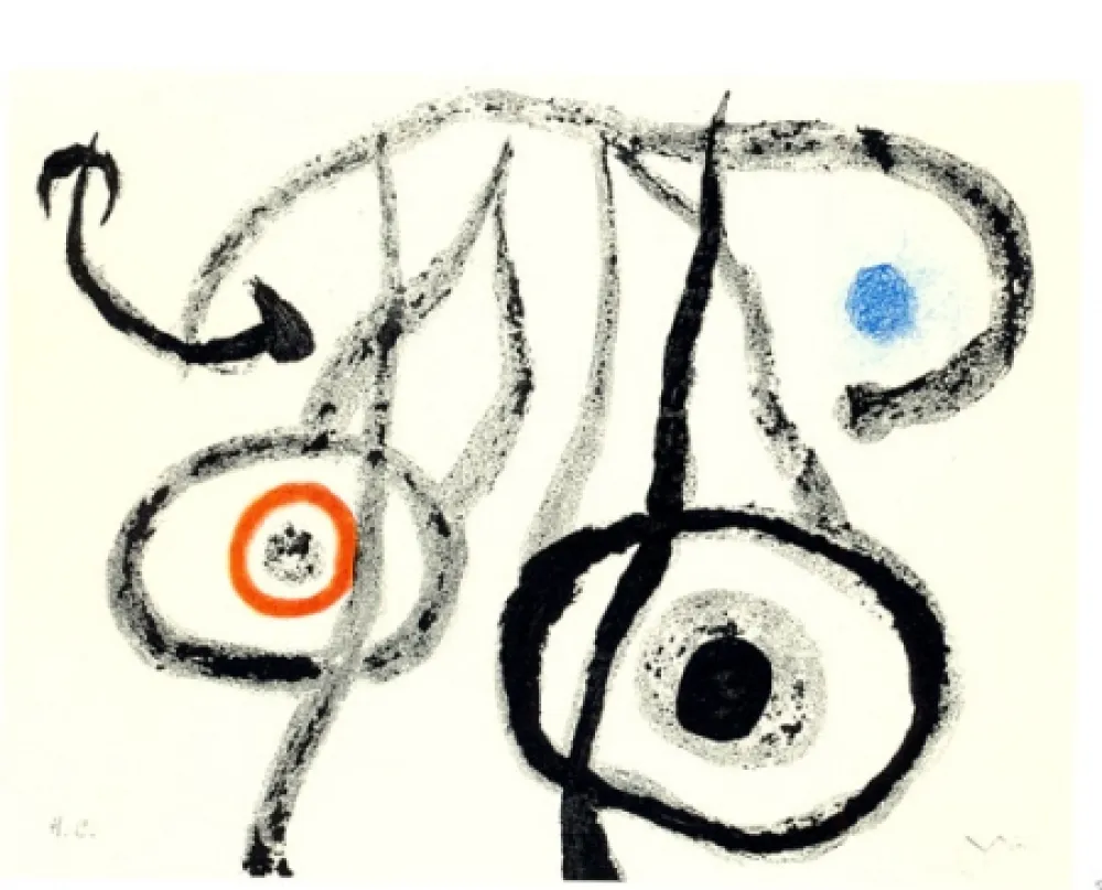 Aquatint Miró - EL AGUADOR IV