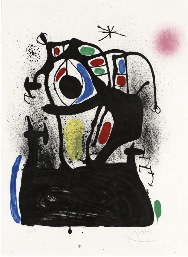 Lithografie Miró - El hipnotizador 