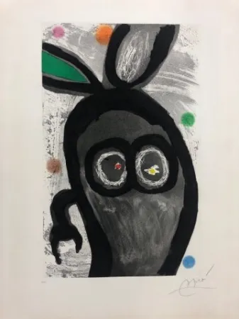 Ets En Aquatint Miró - El rey de los conejos