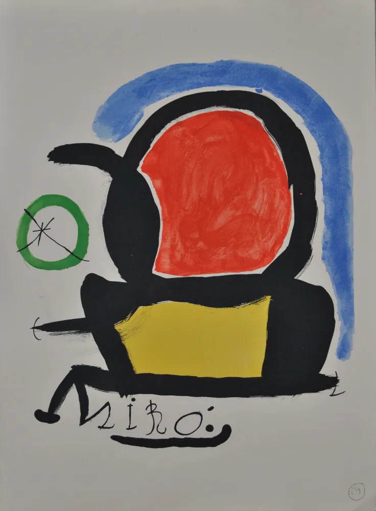 Lithografie Miró - El tapiz de Tarragona