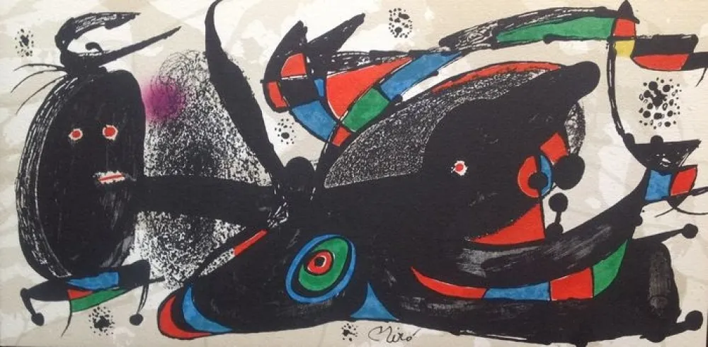Lithografie Miró - Escultor : Gran Bretaña