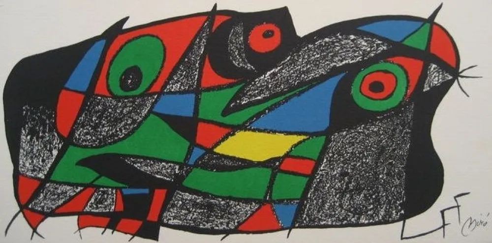 Lithografie Miró - Escultor : Suecia