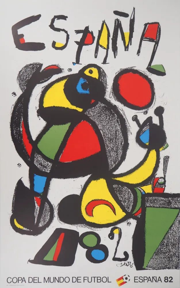 Lithografie Miró - Espana, personnage surréaliste