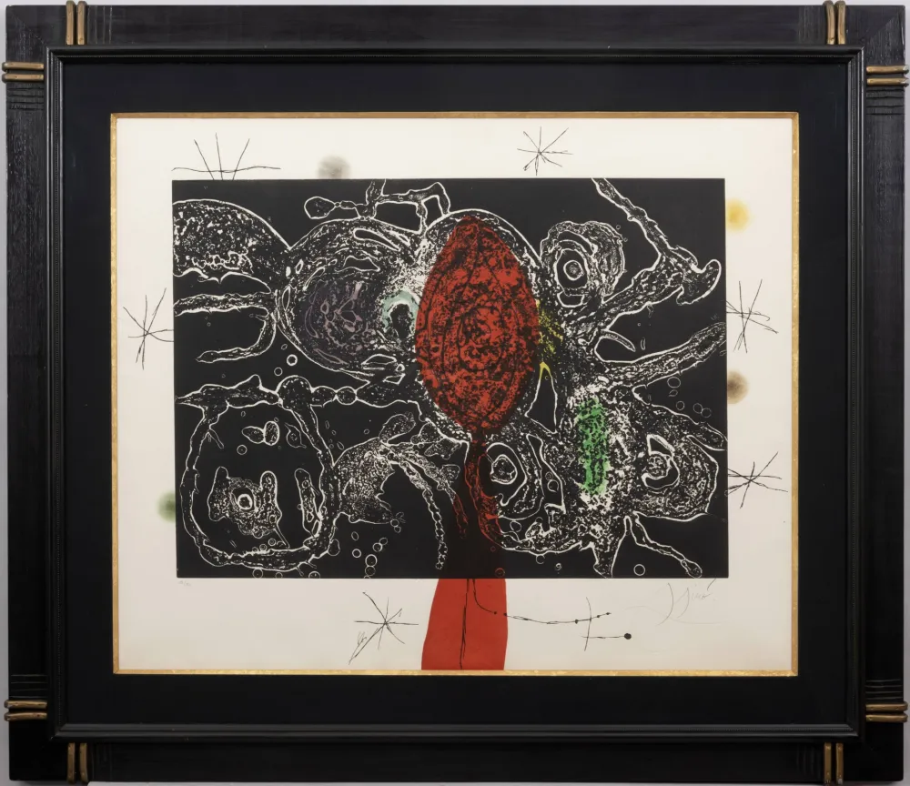 Ets En Aquatint Miró - Espriu - Miró II