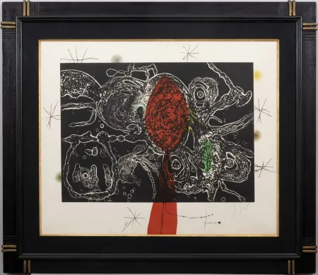 Ets En Aquatint Miró - Espriu - Miró II