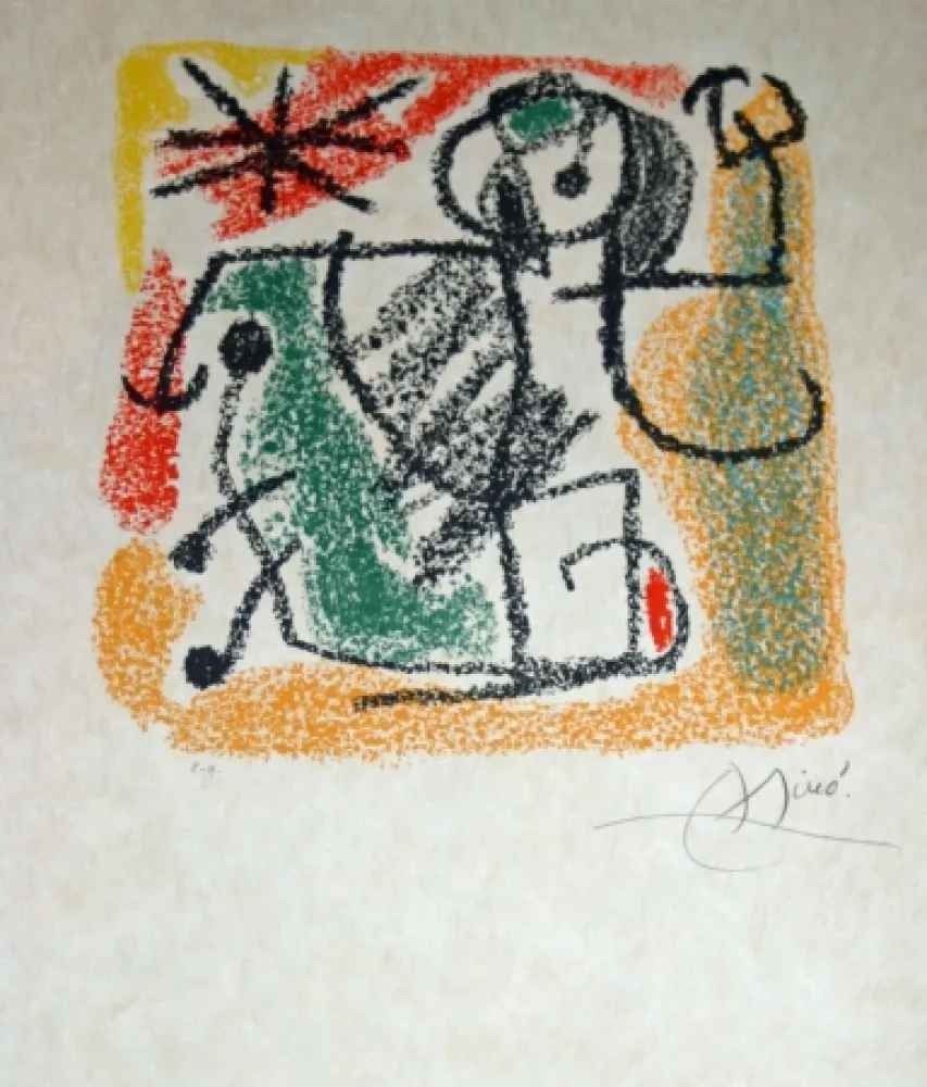 Lithografie Miró - Essences de la terra