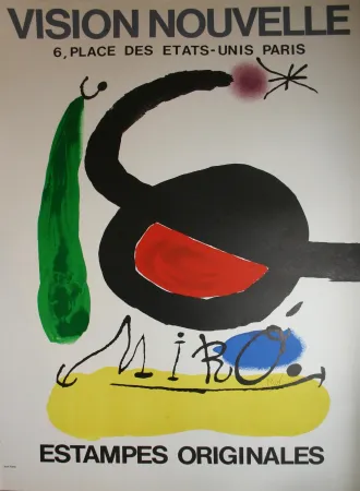 Lithografie Miró - ' Estampes Originales ' - Galerie Vision Nouvelle