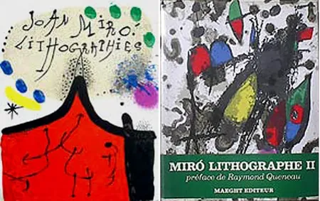 Geïllustreerd Boek Miró - F. Mourlot. - P. Cramer: MIRO LITHOGRAPHE I - IV. 1930 - 1972 (catalogue raisonné des lithographies 1930-1972)