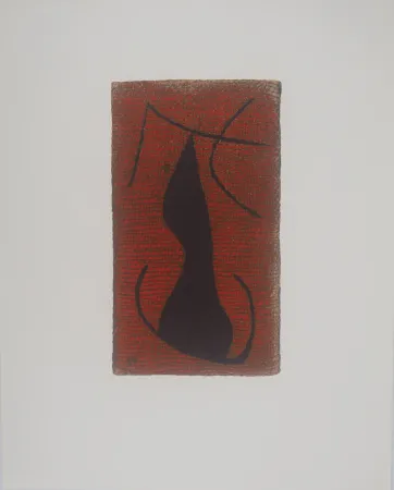 Lithografie Miró - Femme allongée