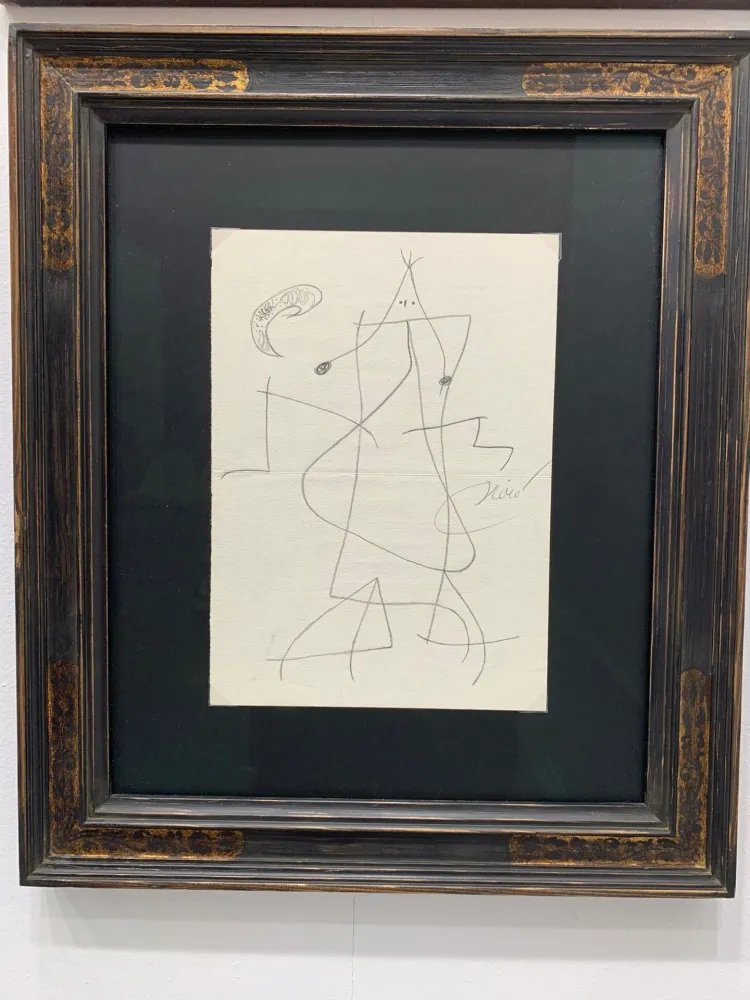 Ets Miró - Femme devant la lune