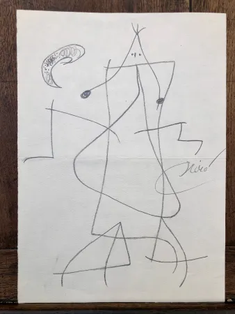 Ets Miró - Femme devant la lune