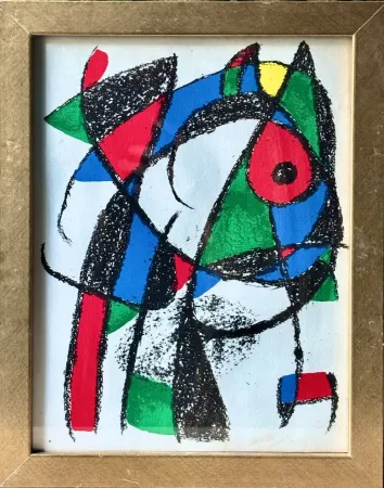 Lithografie Miró - Figure 1037