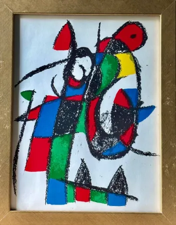 Lithografie Miró - Figure 1038
