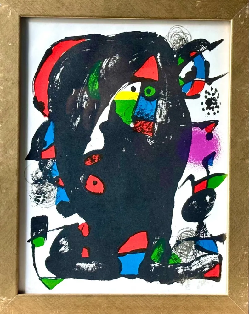 Lithografie Miró - Figure 1259
