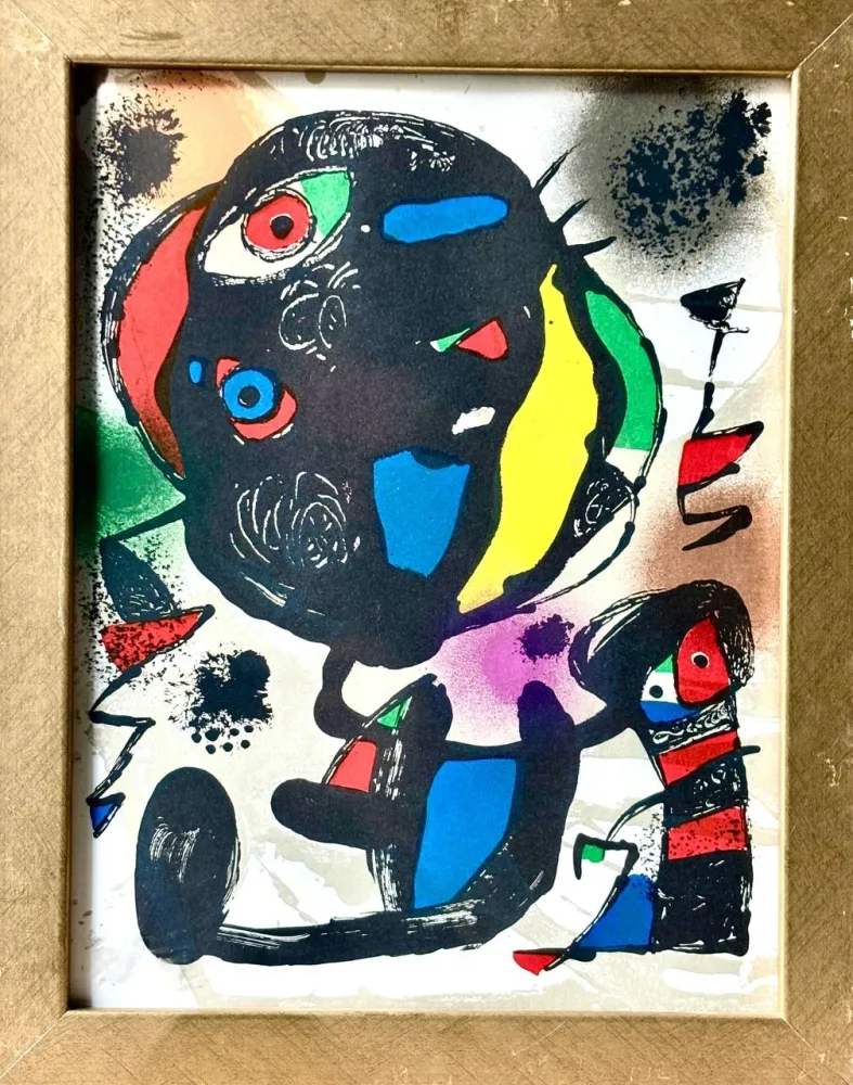 Lithografie Miró - Figure 1260