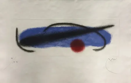 Ets En Aquatint Miró - Fusée