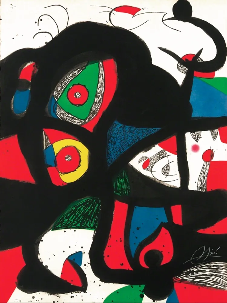 Ets En Aquatint Miró - Gargantua