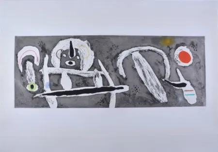 Ets En Aquatint Miró - Grand Vent 