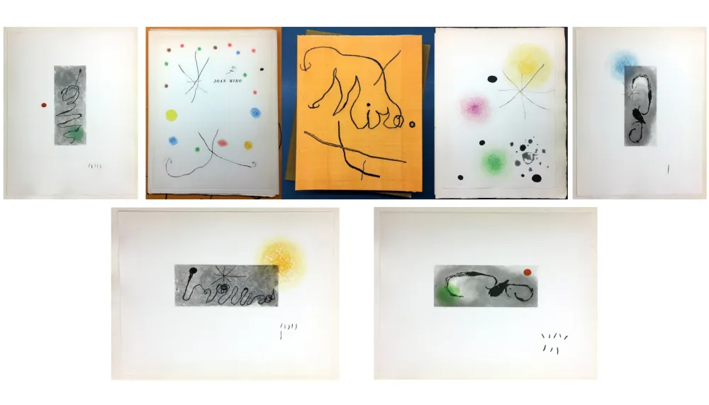 Geïllustreerd Boek Miró - HÉRACLITE D'ÉPHÈSE. Avec 12 gravures originale de Joan Miró (1965)