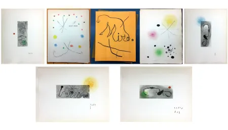 Geïllustreerd Boek Miró - HÉRACLITE D'ÉPHÈSE. Avec 12 gravures originale de Joan Miró (1965)