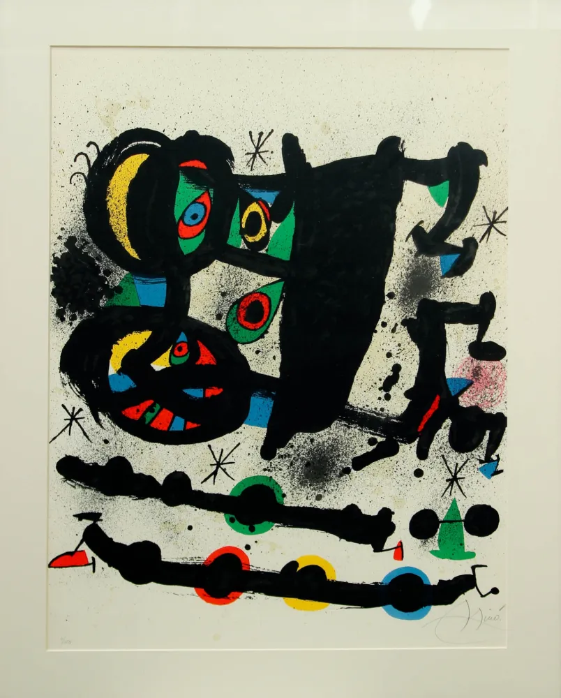 Lithografie Miró - HOMENAJE A JOSEP LLUIS-SERT