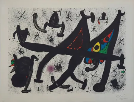 Lithografie Miró - Homenatge a Joan Prats 11