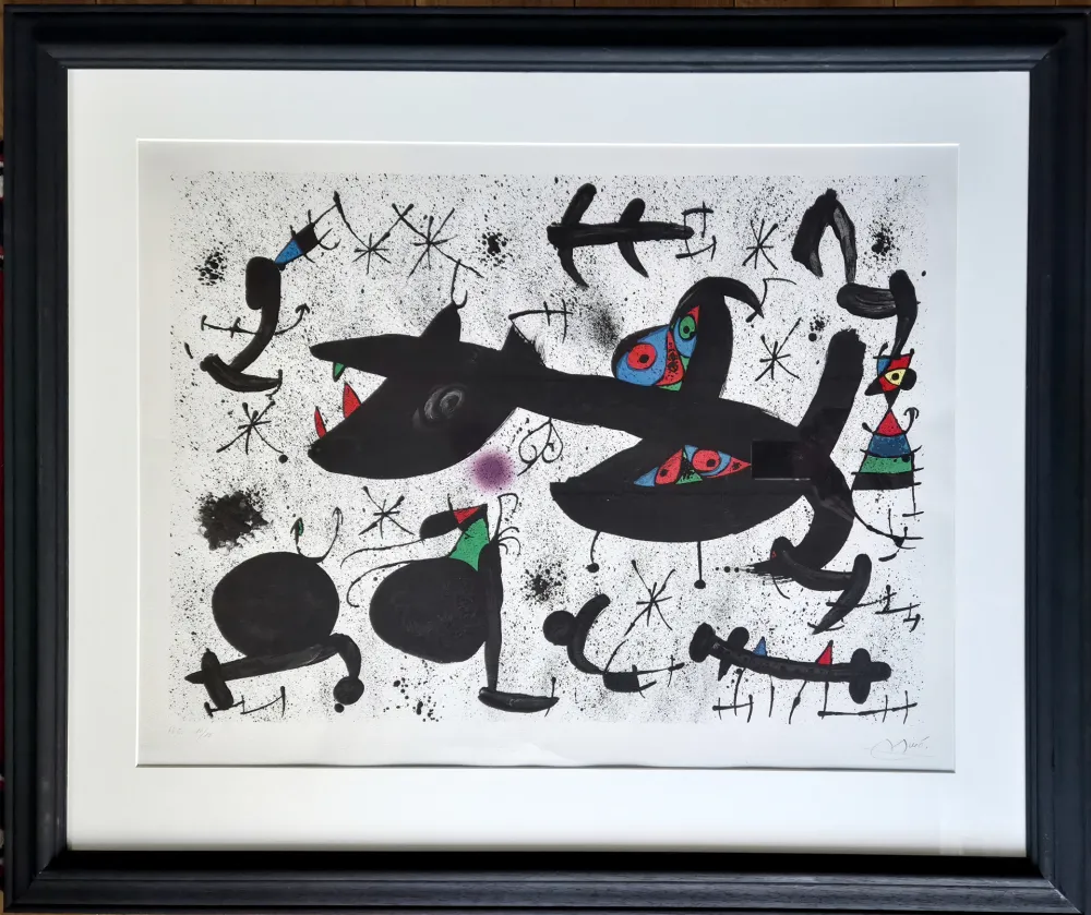 Lithografie Miró - Homenatge a Joan Prats 
