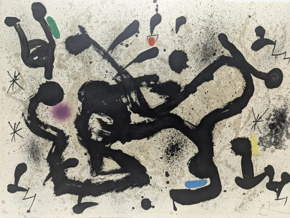 Lithografie Miró - Homenatge a Joan Prats 
