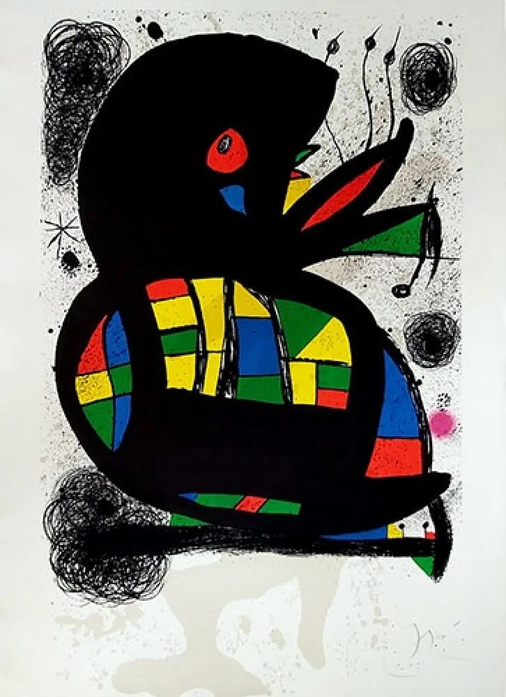 Lithografie Miró - Hommage à Maeght