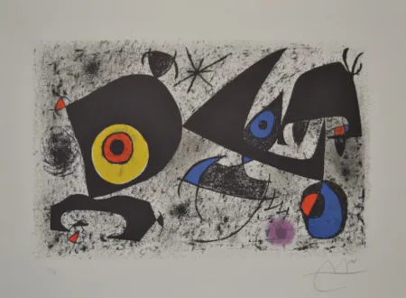 Lithografie Miró - Hommage A Miro - M868