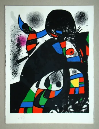 Lithografie Miró - Hommage à San Lazzaro