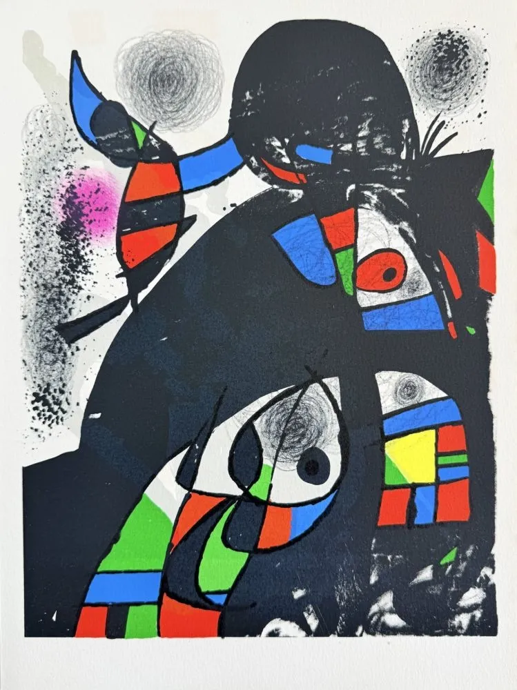 Lithografie Miró - Hommage à San Lazzaro