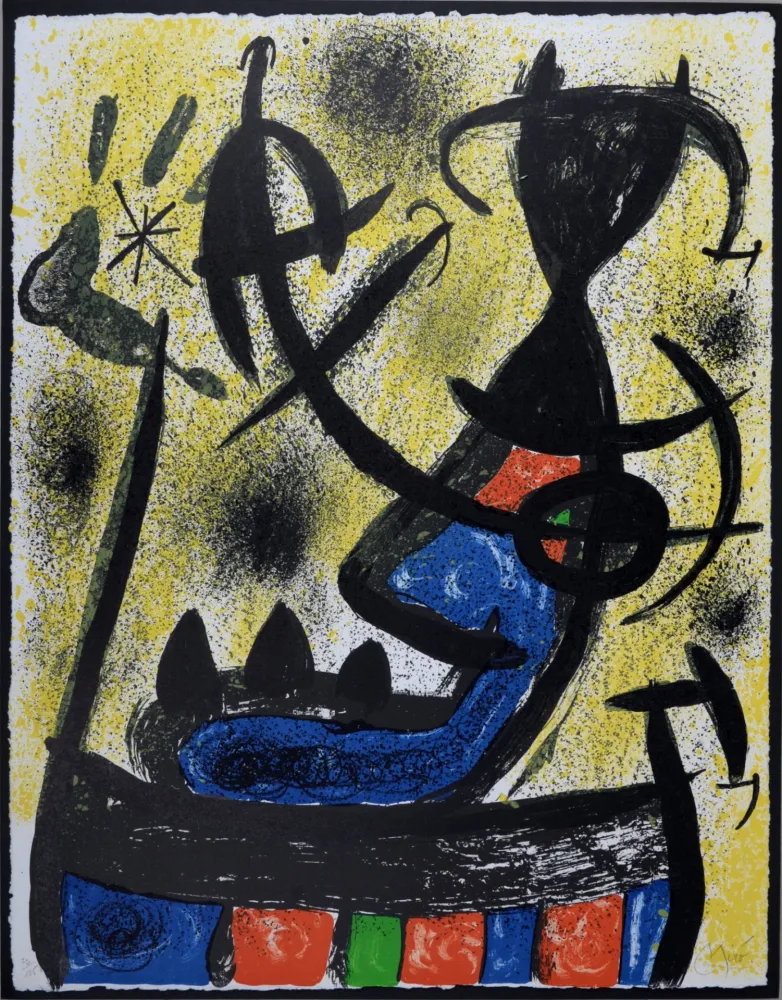 Lithografie Miró - Il Circulo de Piedra