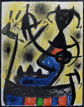 Lithografie Miró - Il Circulo de Piedra