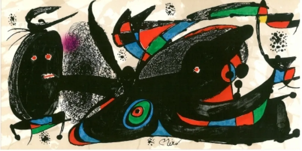Lithografie Miró - Inglaterra 