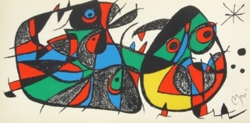 Lithografie Miró - Italia
